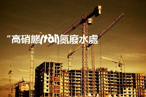“高硝態(tài)氮廢水處理，綠色環(huán)保新篇章”